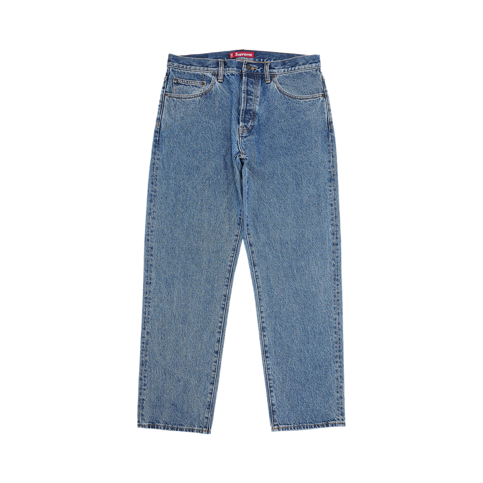 Buy Supreme Regular Jean 'Washed Indigo' - FW24P31 WASHED