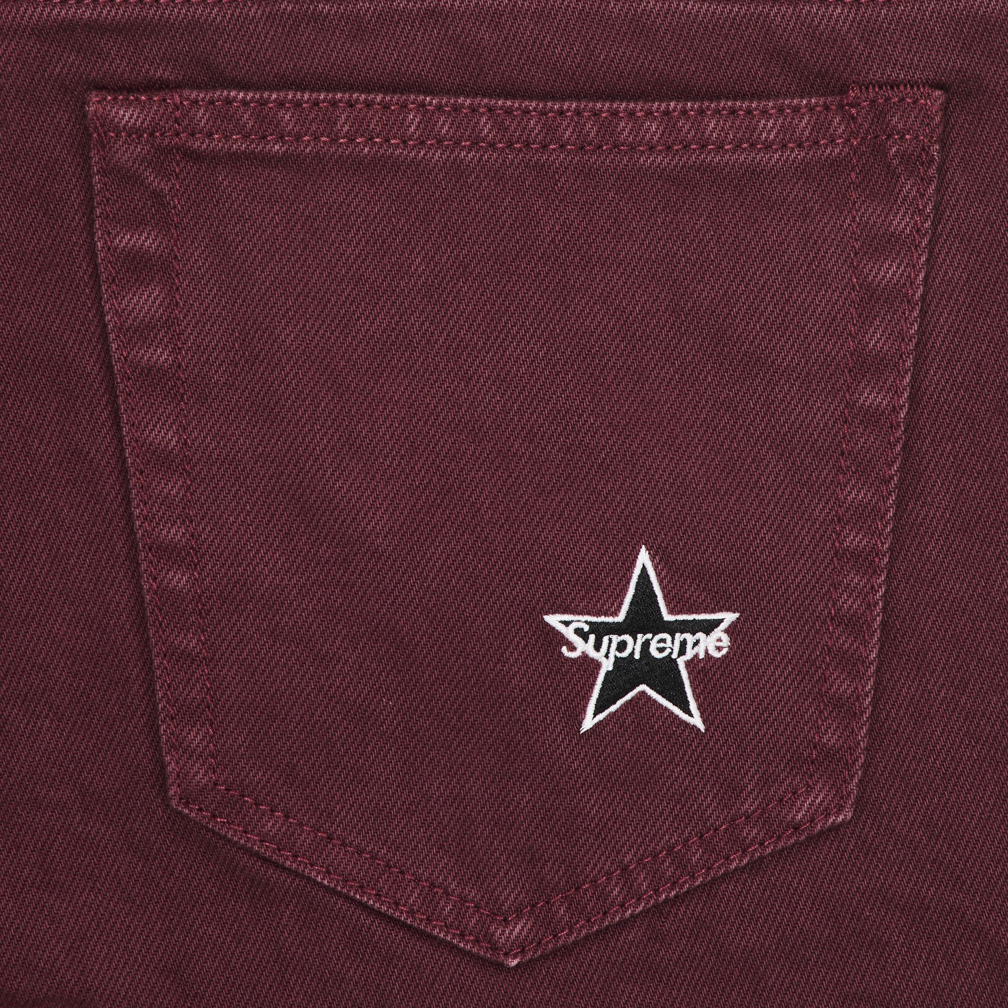 Buy Supreme Regular Jean 'Red' - FW24P31 RED | GOAT