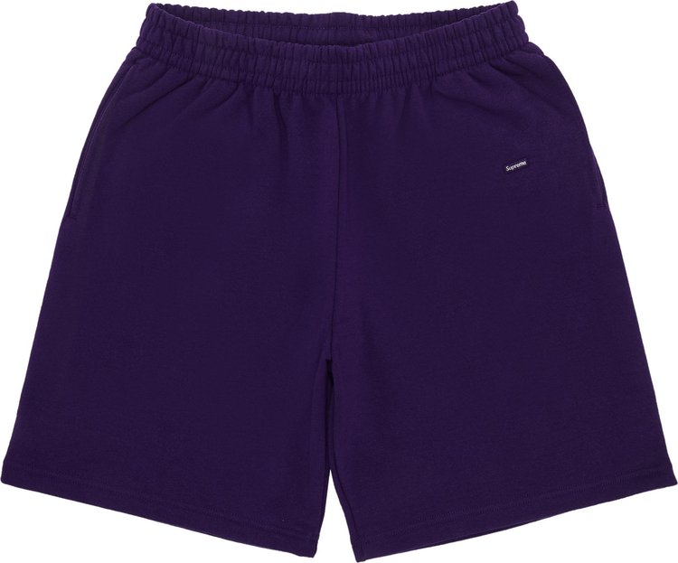 Supreme Small Box Sweatshort Purple