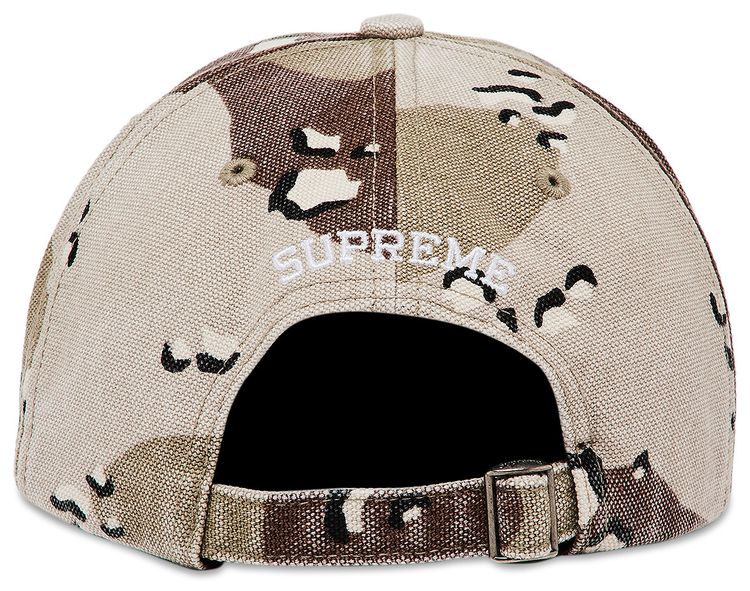 Supreme Pigment S Logo 6 Panel Chocolate Chip Camo