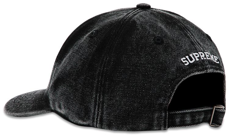 Supreme Pigment S Logo 6 Panel Black