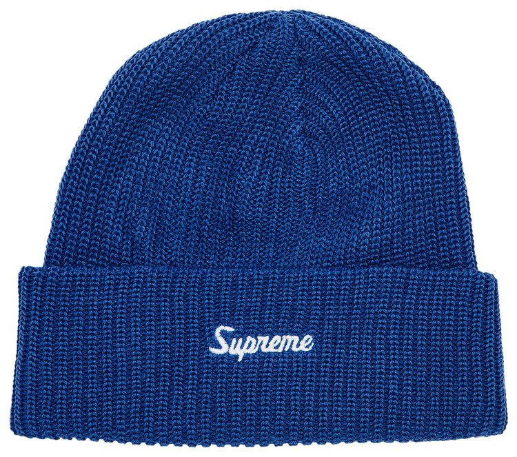 Supreme Loose Gauge Beanie Blue