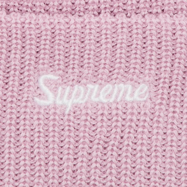 Supreme Loose Gauge Beanie Pink