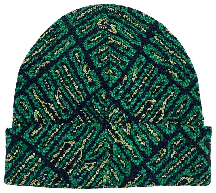 Supreme Funk Spellout Beanie Green