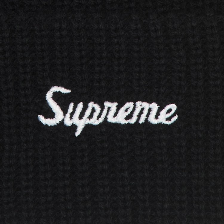 Supreme Loose Gauge Beanie Black