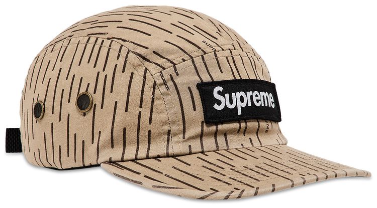 Supreme Military Camp Cap Tan Raindrop