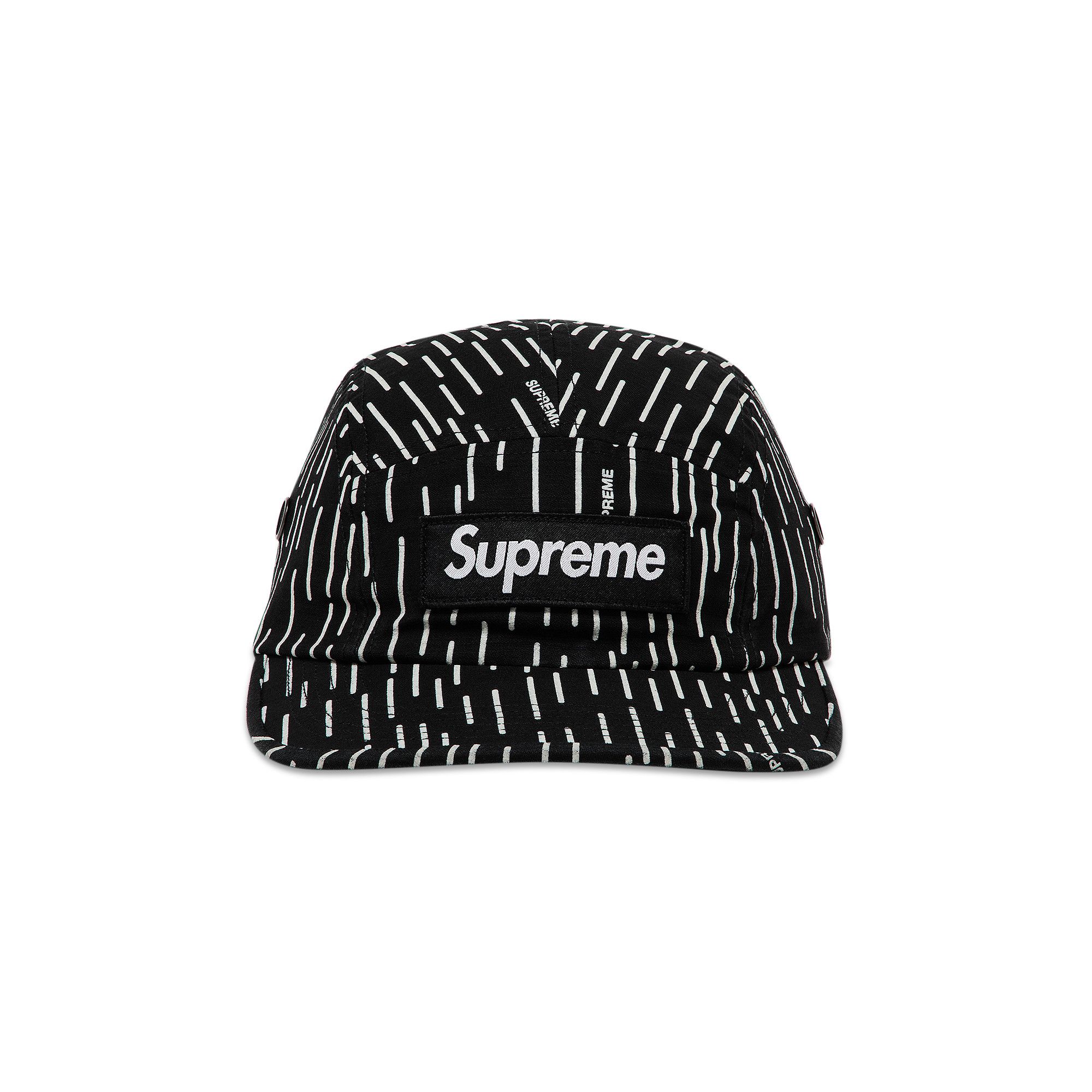 送料無料 通販 激安 Buy Supreme Military Camp Cap 'Black Raindrop' - FW24H23 帽子