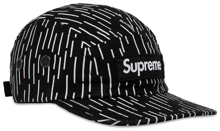 Supreme Military Camp Cap Black Raindrop