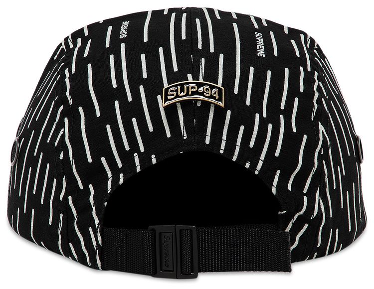 Supreme Military Camp Cap Black Raindrop