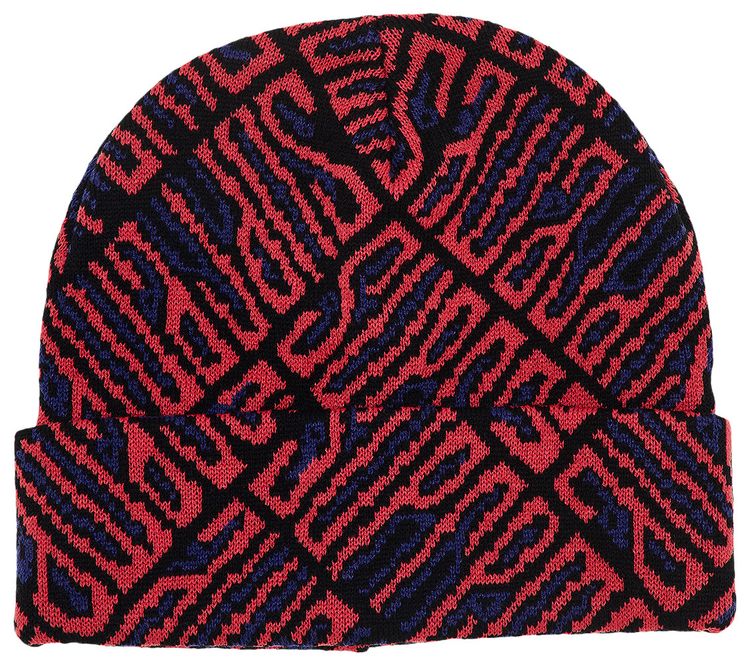 Supreme Funk Spellout Beanie Red