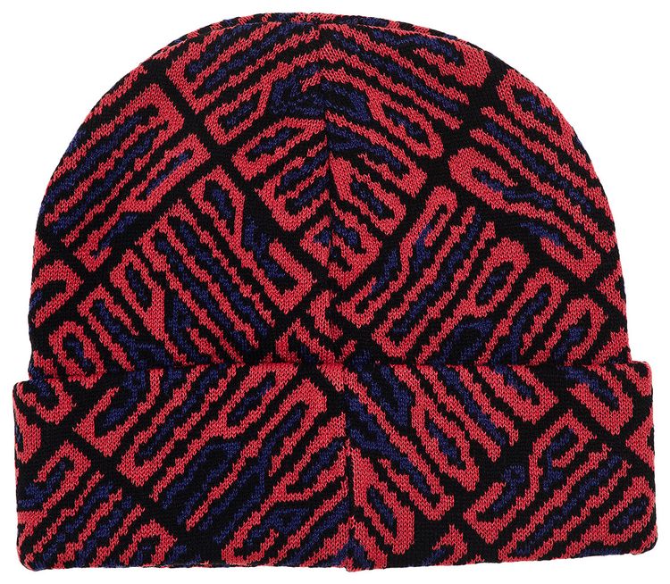 Supreme Funk Spellout Beanie Red