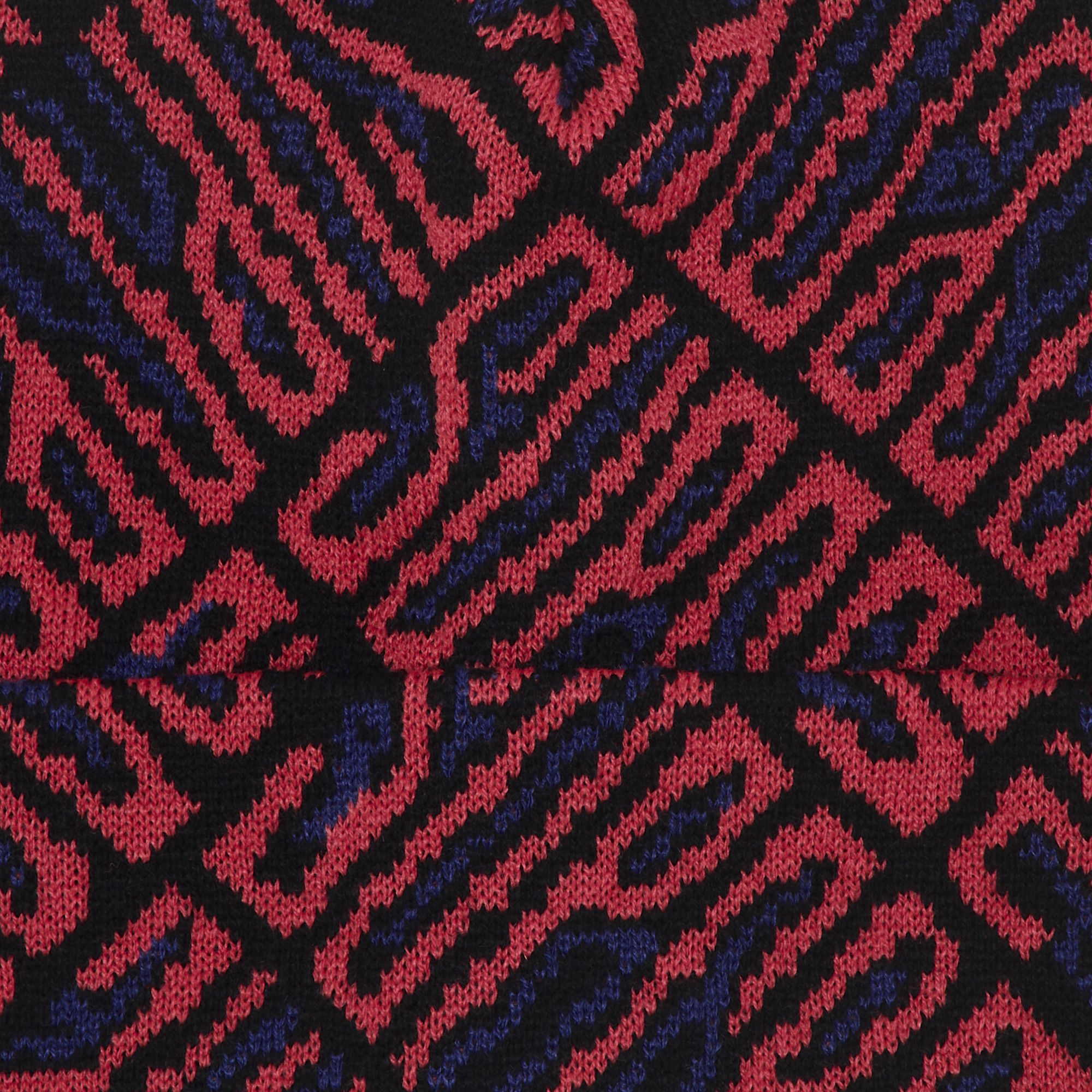Supreme Funk Spellout Beanie 'Red'
