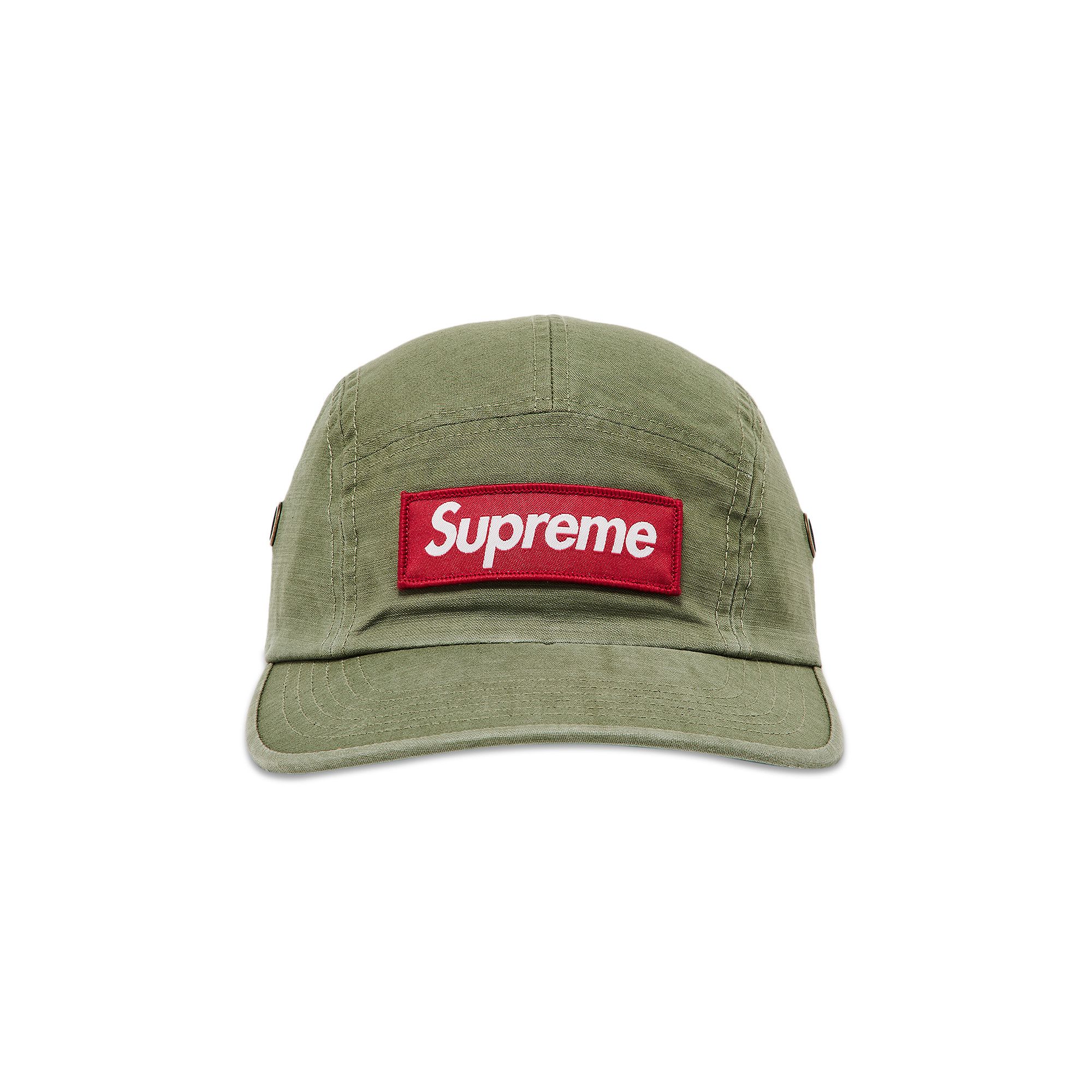 帽子 Supreme FW24 Military Camp Cap Olive Supreme Military Camp Cap (FW24) - $48