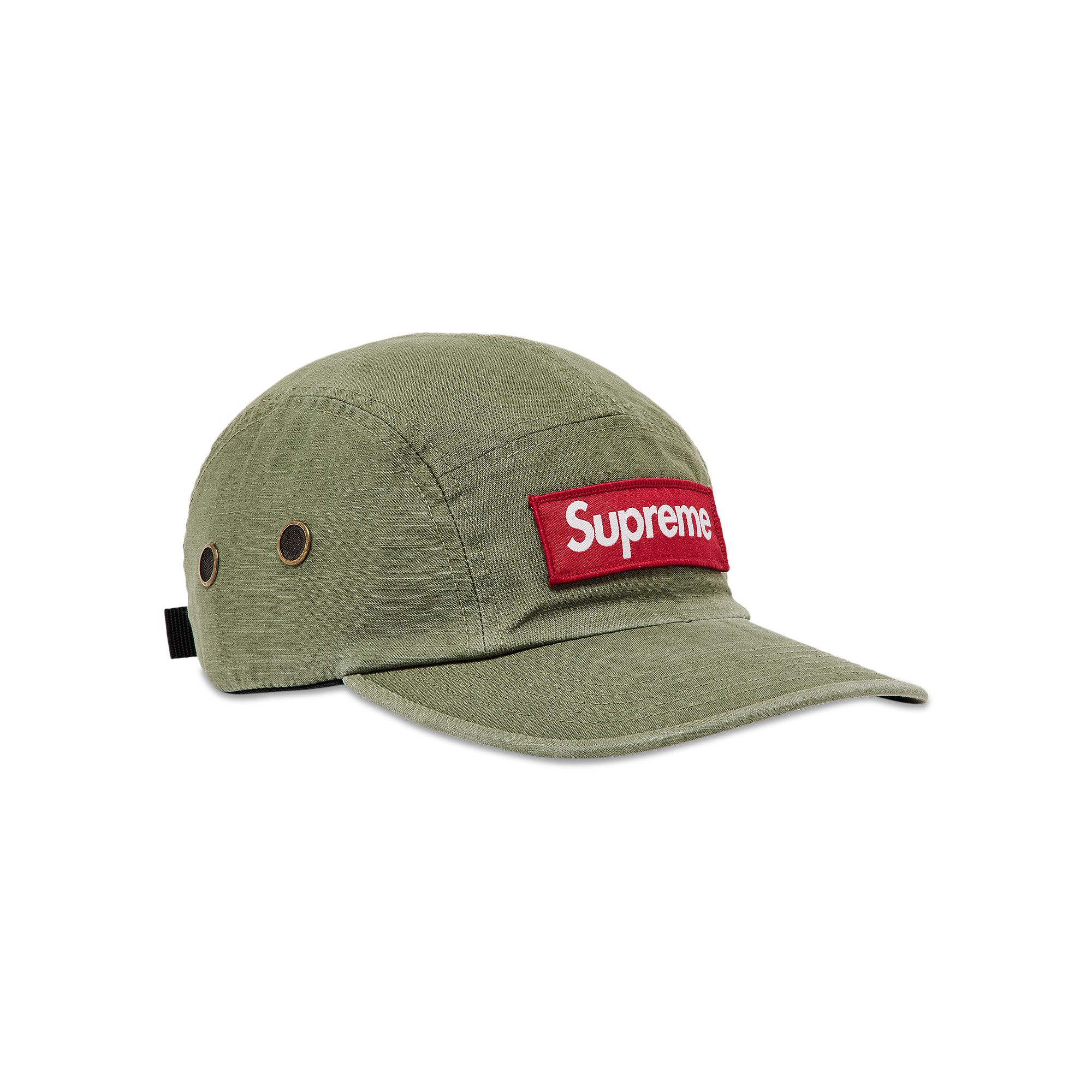 Buy Supreme Military Camp Cap 'Olive' - FW24H23 OLIVE | GOAT