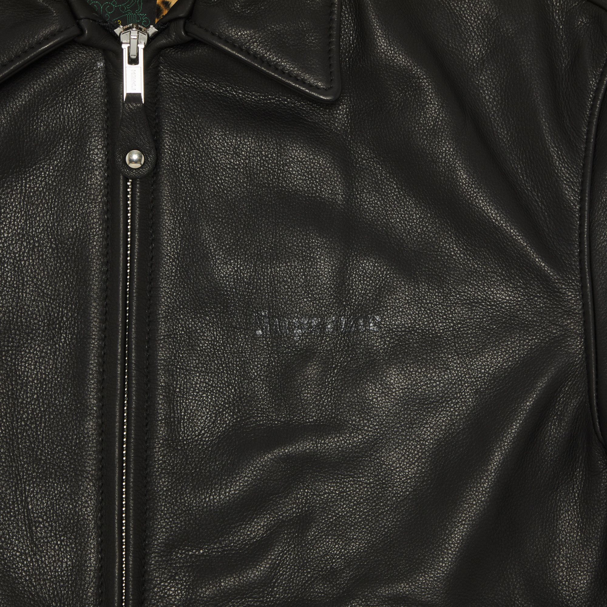 Buy Supreme x Schott Leather Racer Jacket 'Black' - FW24J29