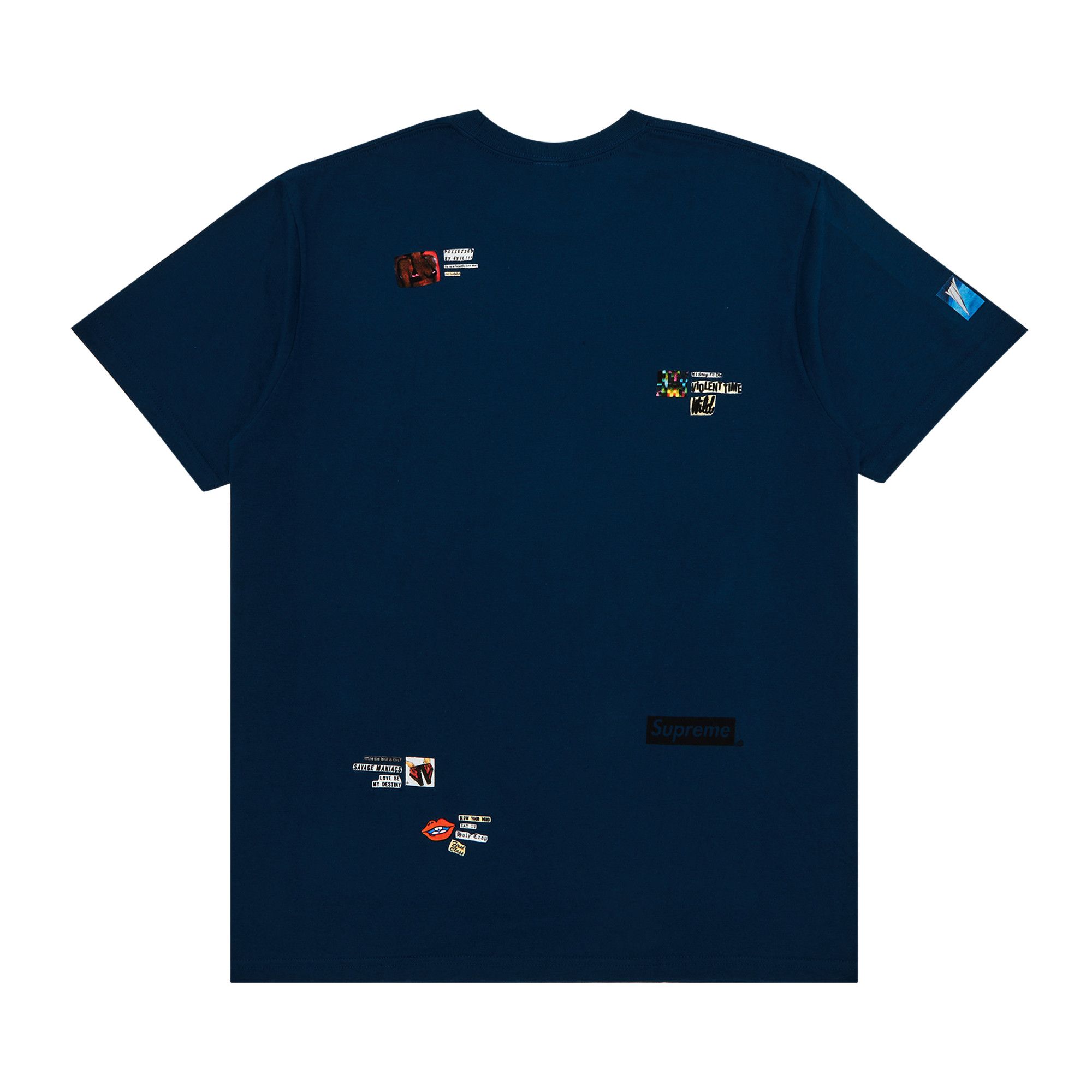 Buy Supreme Upset Tee 'Indigo' - FW24T9 INDIGO | GOAT