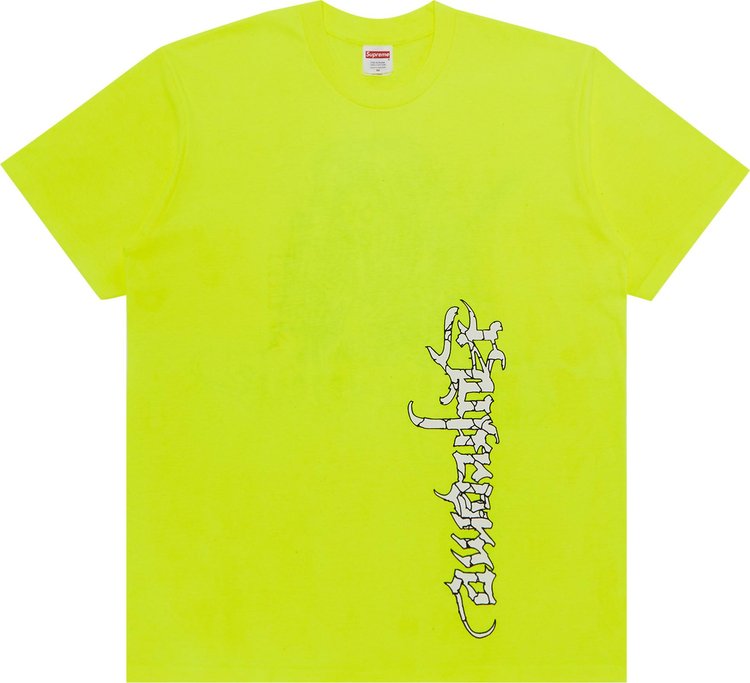 Supreme Satan Tee Fluorescent Yellow