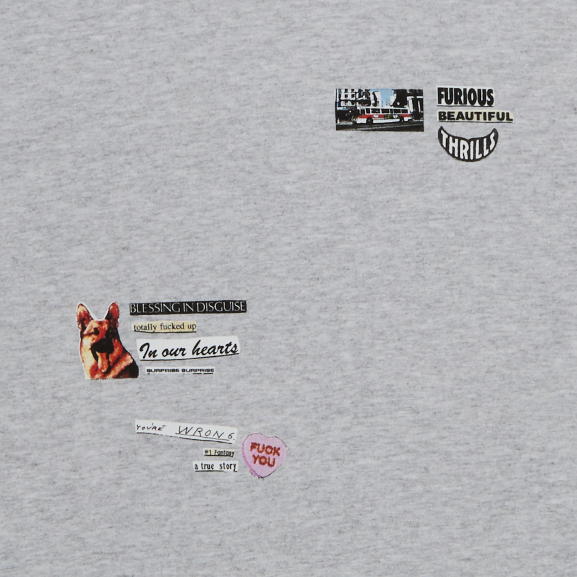 Buy Supreme Upset Tee 'Ash Grey' - FW24T9 ASH GREY | GOAT