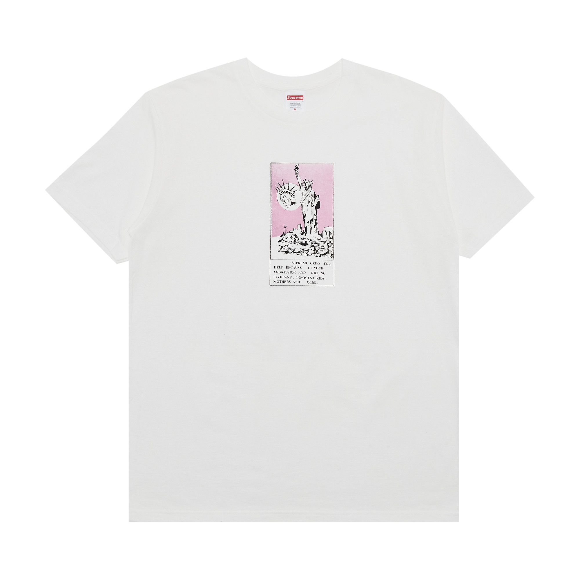 トップス Suprme Liberty tee Buy Supreme Liberty Tee 'White' - FW24T22 WHITE | GOAT