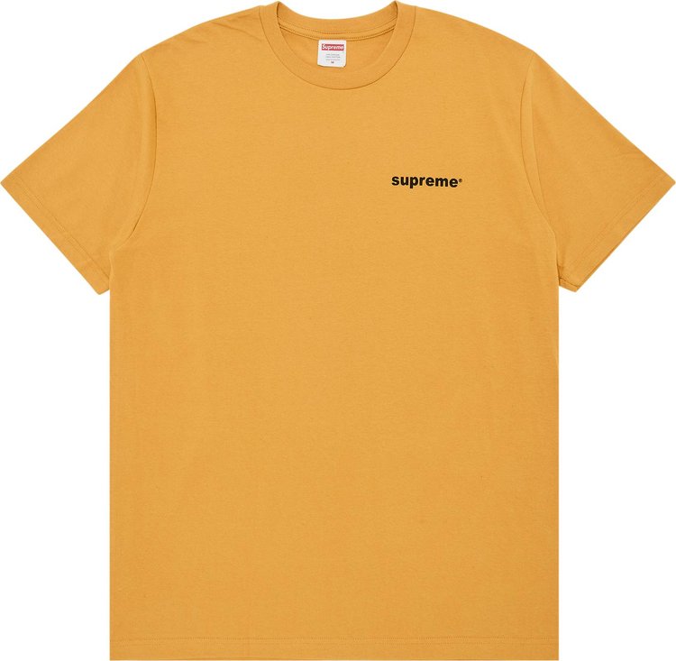 Supreme Fuck Money Tee Mustard