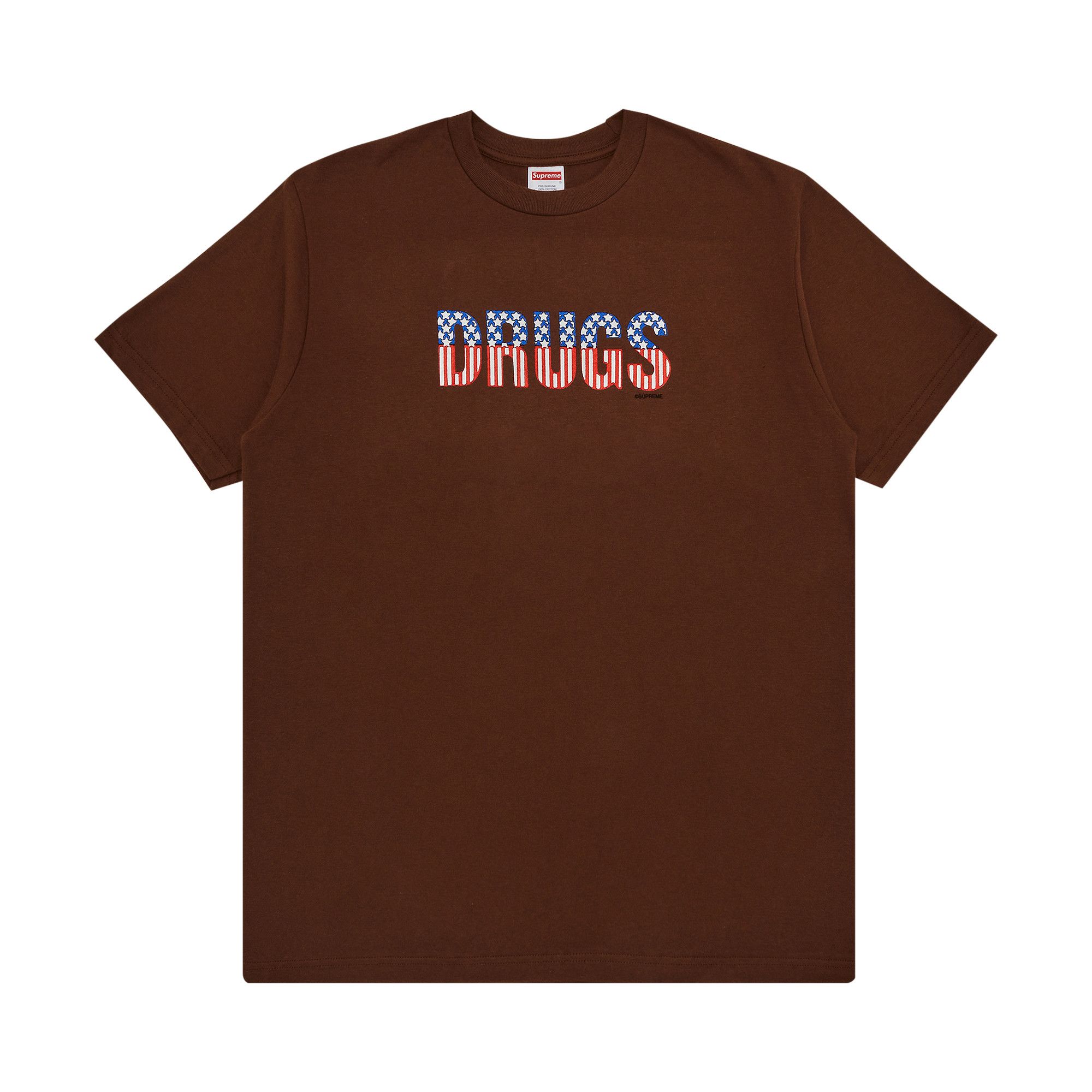 Buy Supreme Drugs Tee 'Brown' - FW24T35 BROWN | GOAT