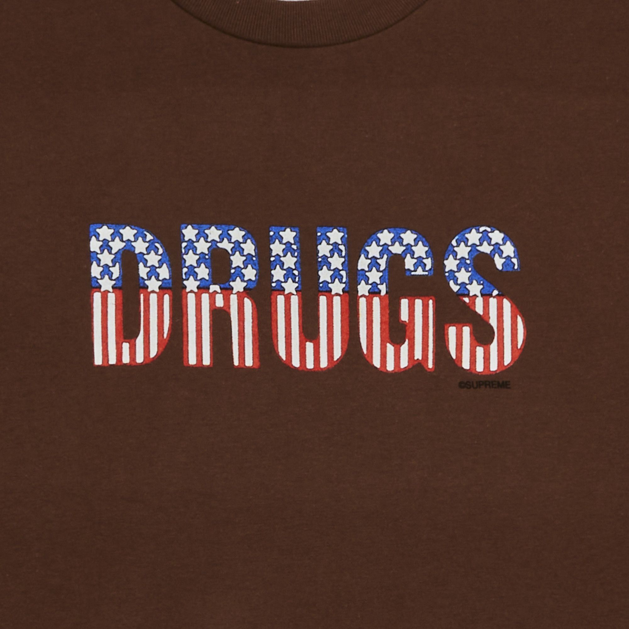 Buy Supreme Drugs Tee 'Brown' - FW24T35 BROWN | GOAT