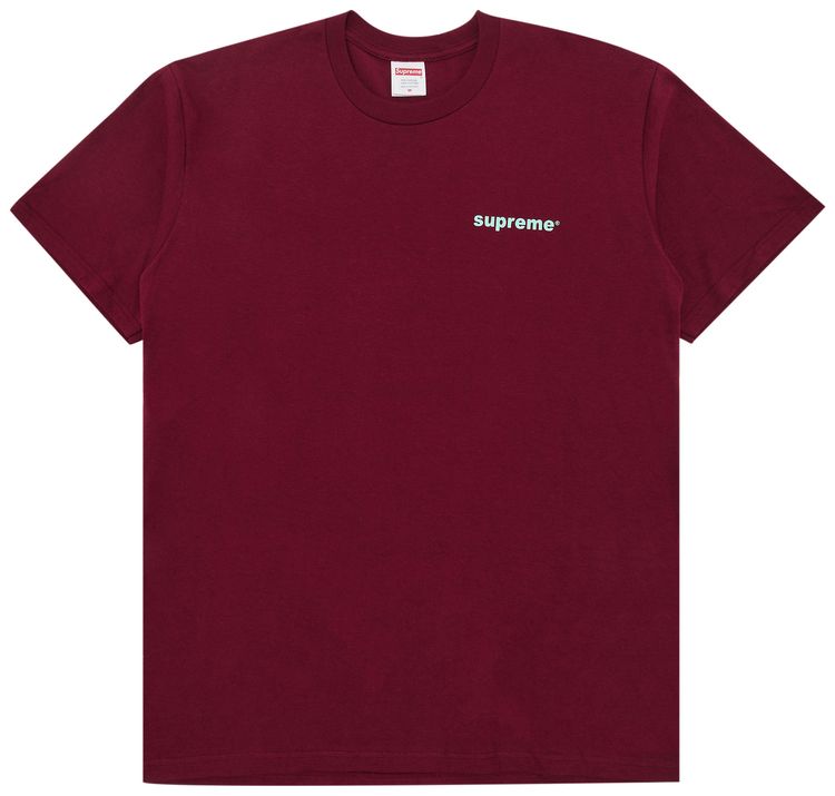 Supreme Fuck Money Tee Cardinal