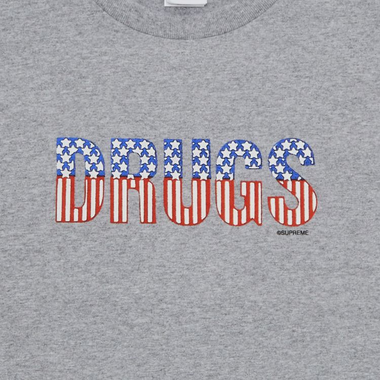 Supreme Drugs Tee Heather Grey