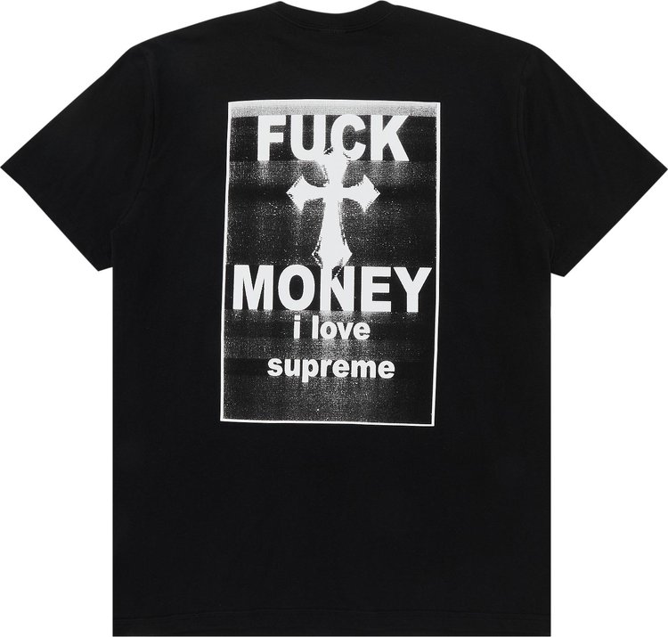 Supreme Fuck Money Tee Black