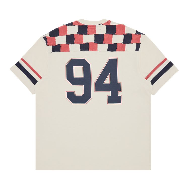 Supreme Patchwork Yoke Football Top Stone