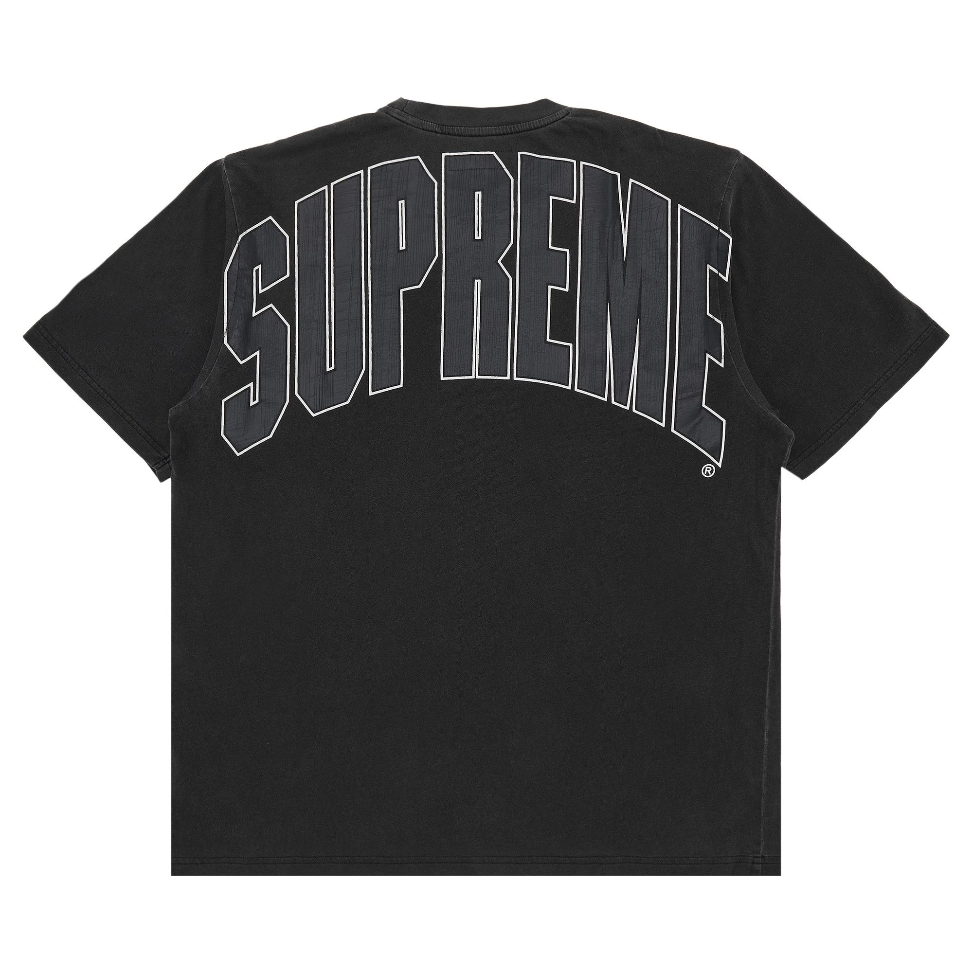 Size xl Supreme Cracked Back Arc Short-Sleeve Top 'Black'