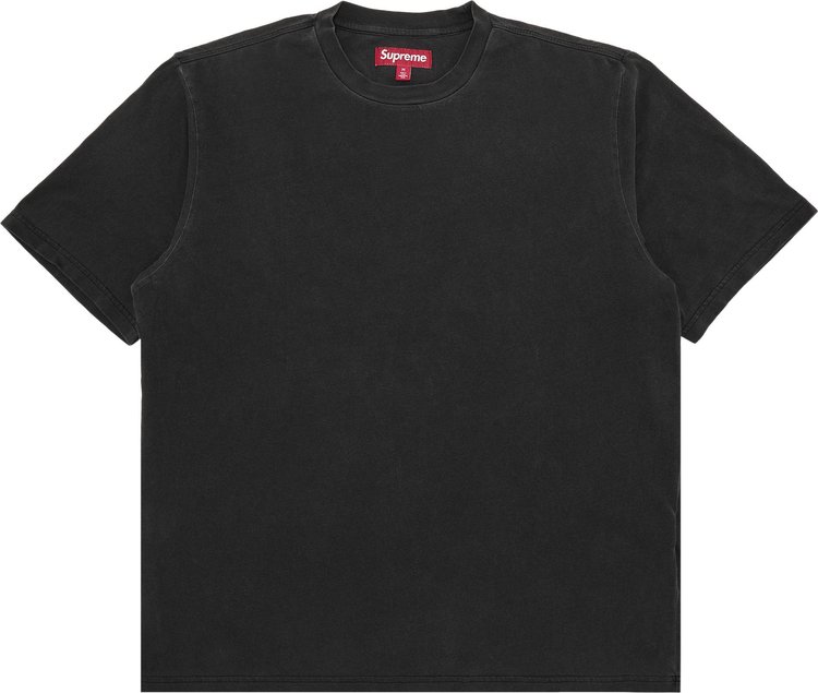 Supreme Cracked Back Arc Short Sleeve Top Black