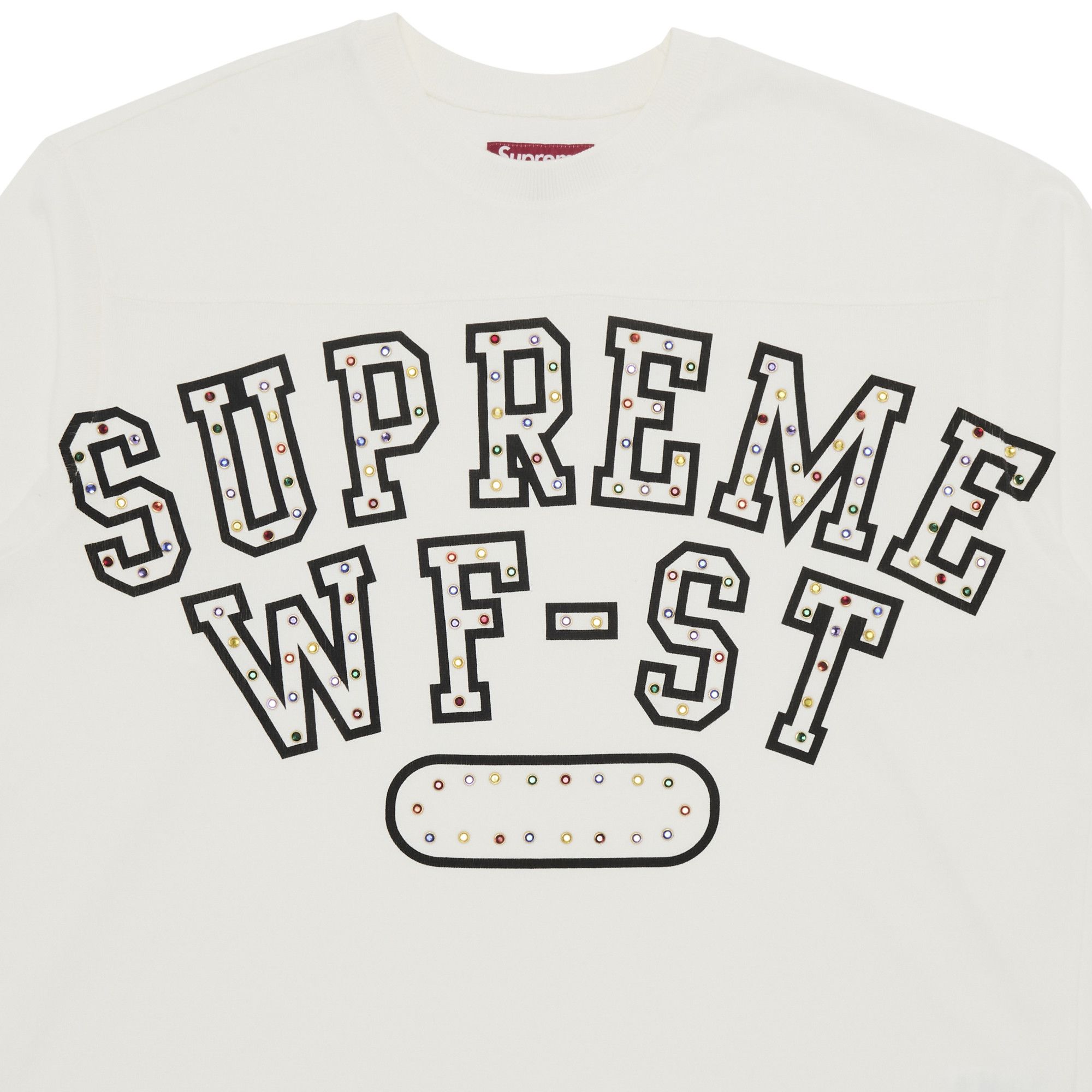 Buy Supreme Athletic Studded Long-Sleeve Top 'White