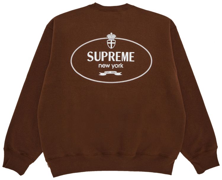 Buy Supreme Crest Crewneck 
