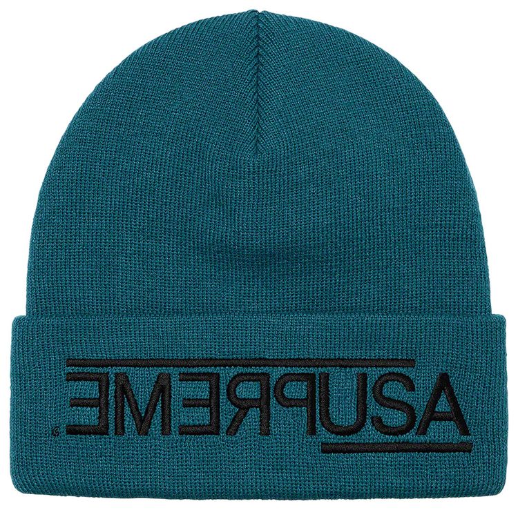 Supreme USA Beanie Work Teal