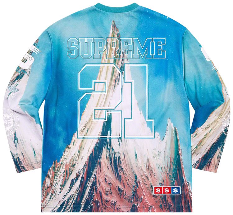 Supreme Mountain Hockey Jersey Blue