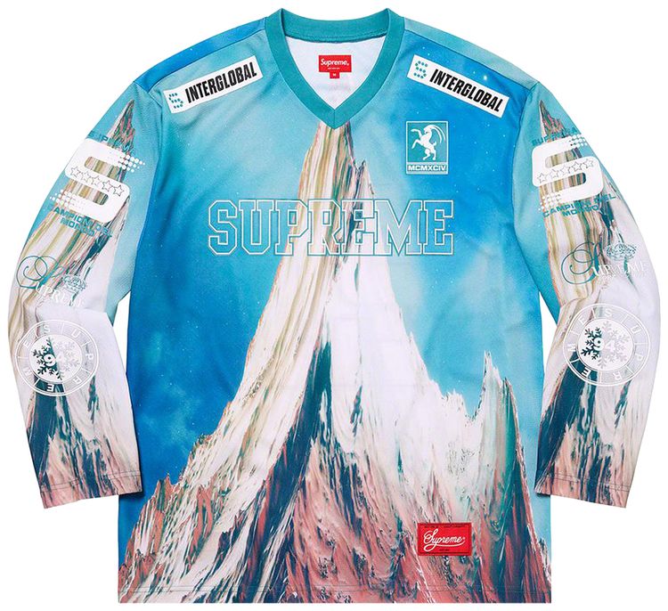 Supreme Mountain Hockey Jersey Blue