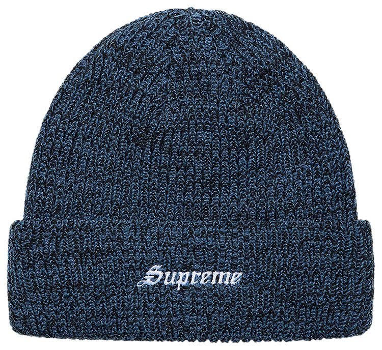 Supreme Twisted Loose Gauge Beanie Blue