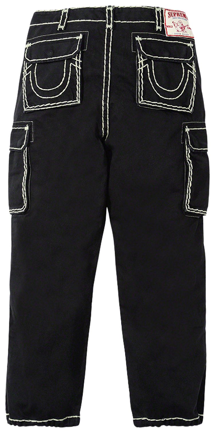 Supreme x True Religion Denim Cargo Pant Black