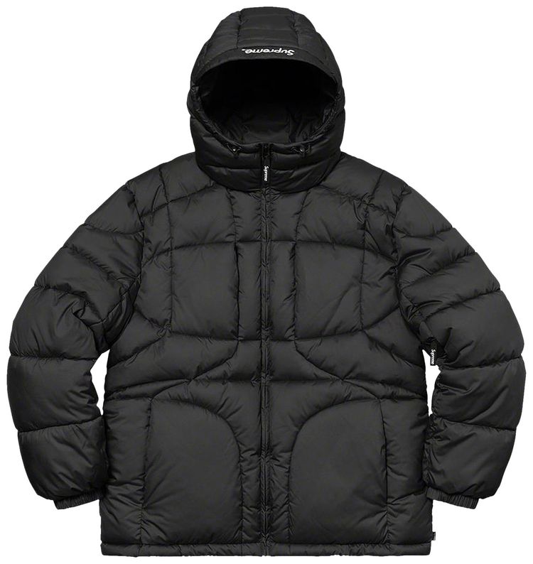 Supreme Warp Hooded Puffy Jacket Black
