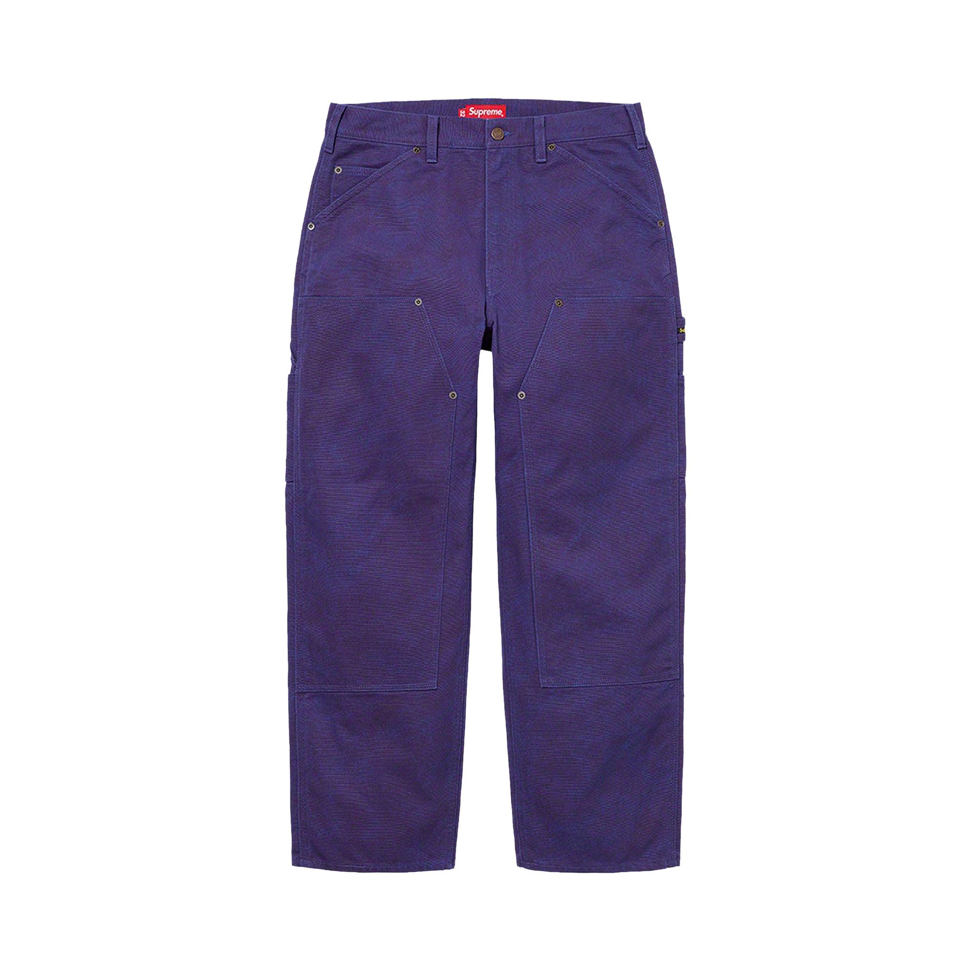 Buy Supreme Canvas Double Knee Painter Pant 'Blue' - FW21P79 BLUE