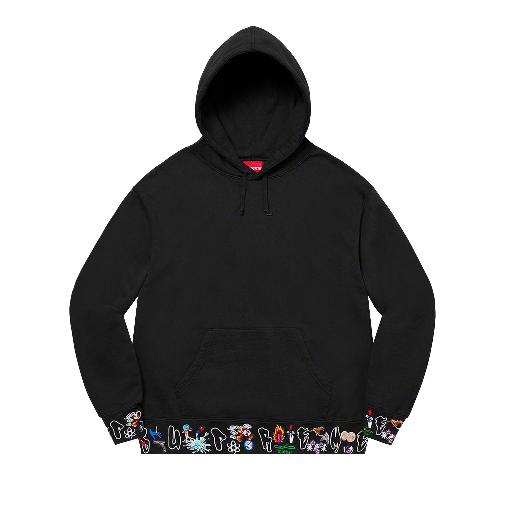 Supreme AOI Icons Hooded パーカー　葵産業 Buy Supreme AOI Icons Hooded Sweatshirt 'Black' - FW21SW49
