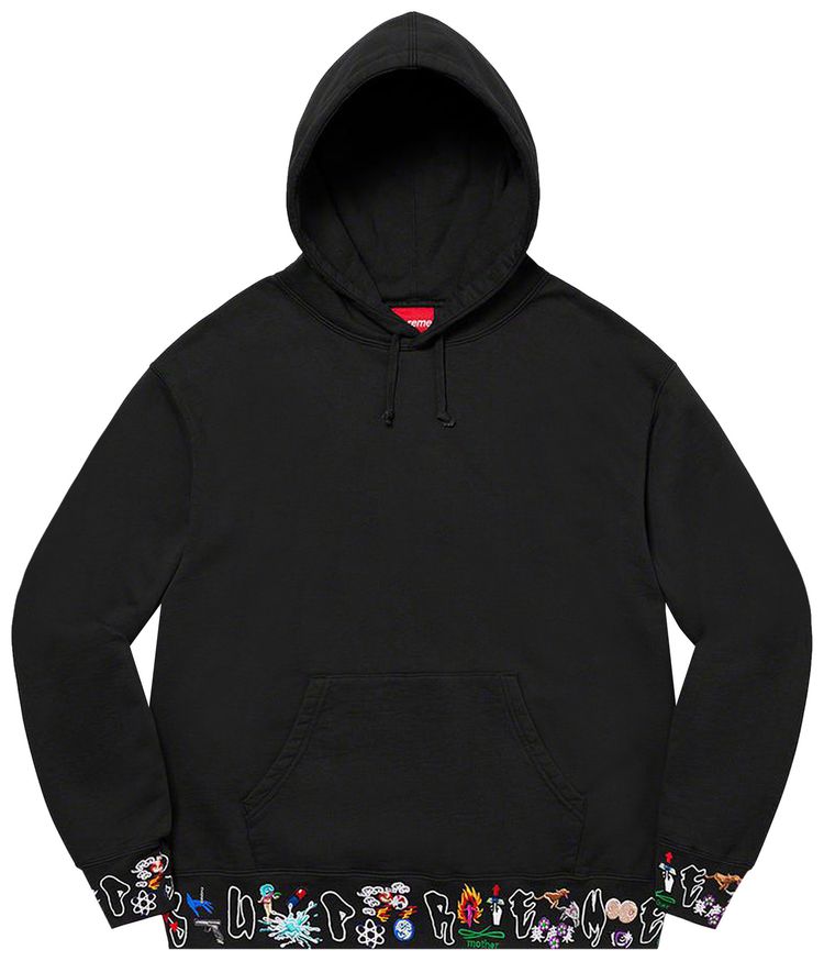 Supreme AOI Icons Hooded Sweatshirt Black
