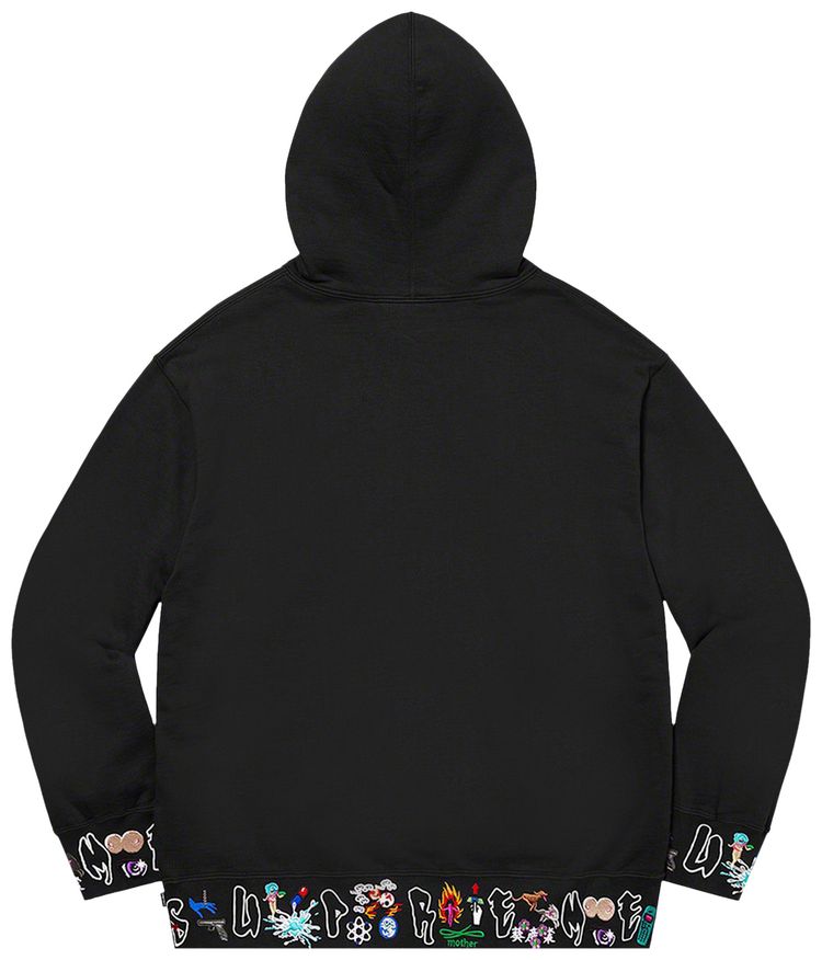Supreme AOI Icons Hooded Sweatshirt Black