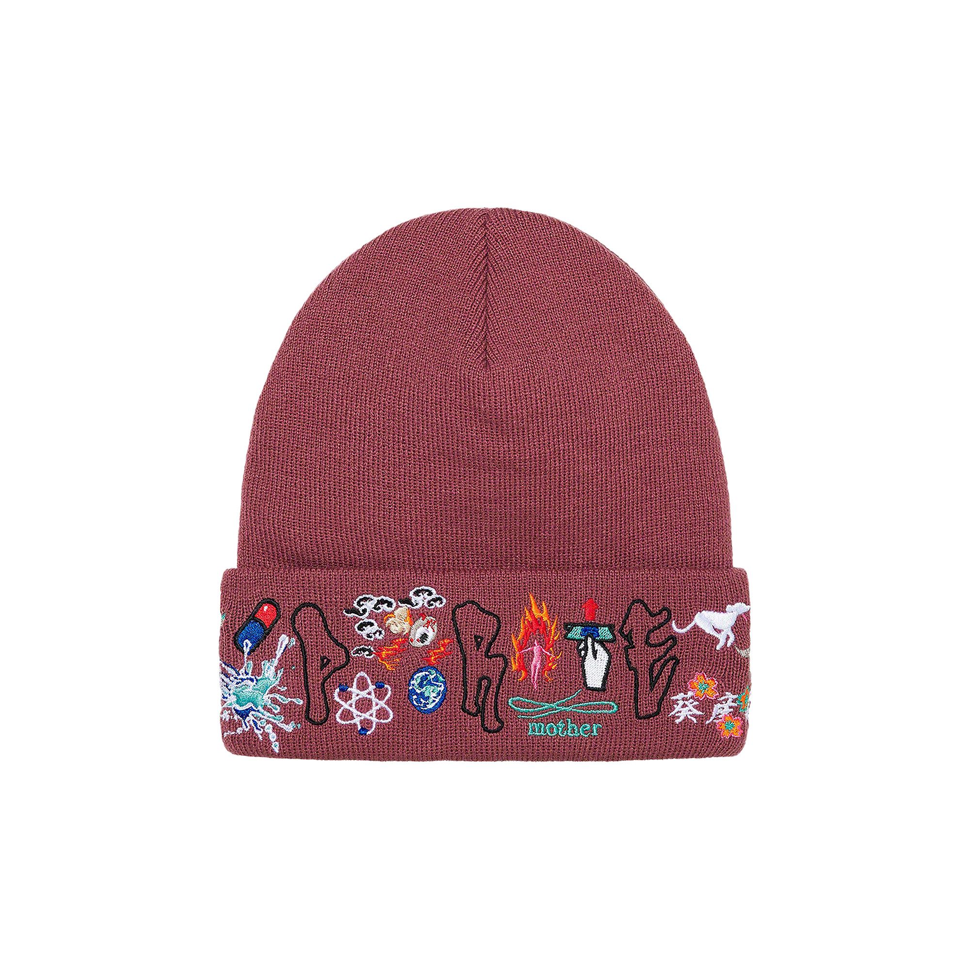 Buy Supreme AOI Icons Beanie 'Plum' - FW21BN62 PLUM | GOAT