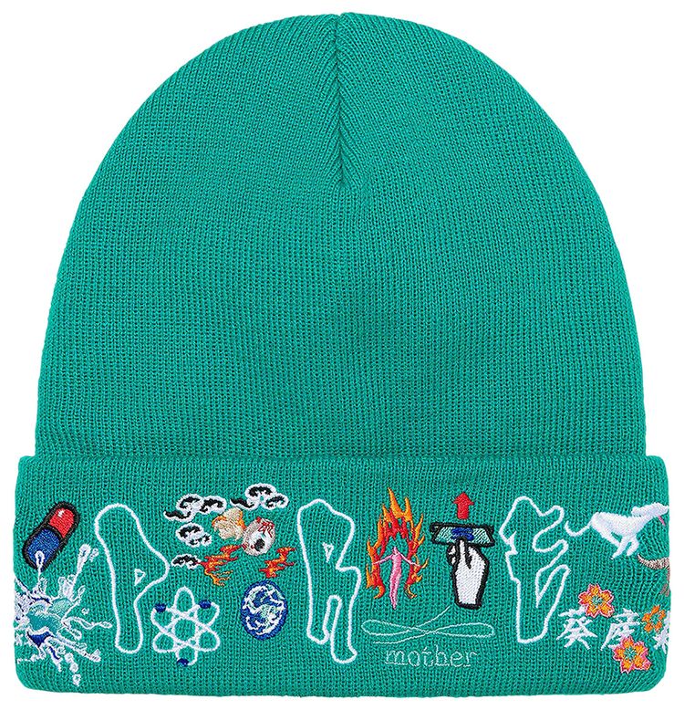 Supreme AOI Icons Beanie Dark Aqua