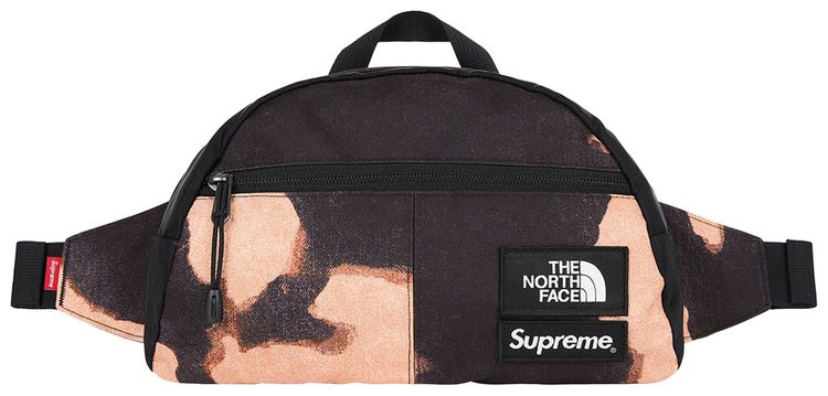 Supreme x The North Face Bleached Denim Print Roo II Black