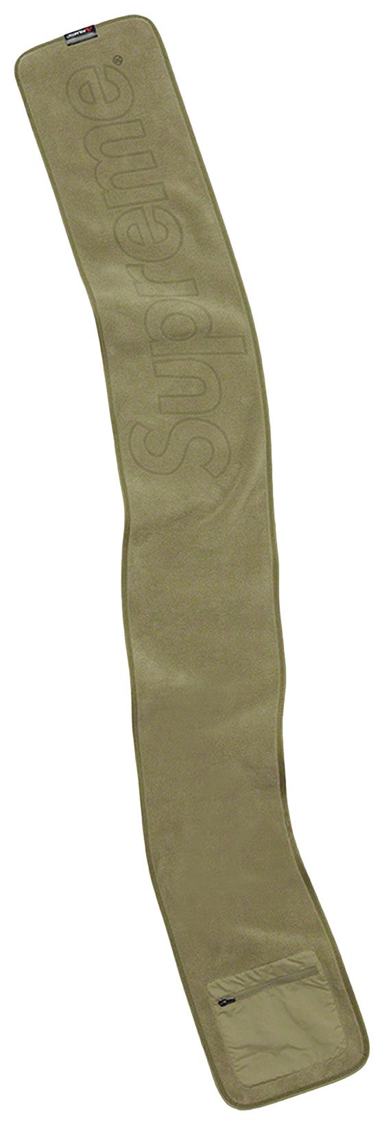 Supreme Polartec Pocket Scarf Light Olive