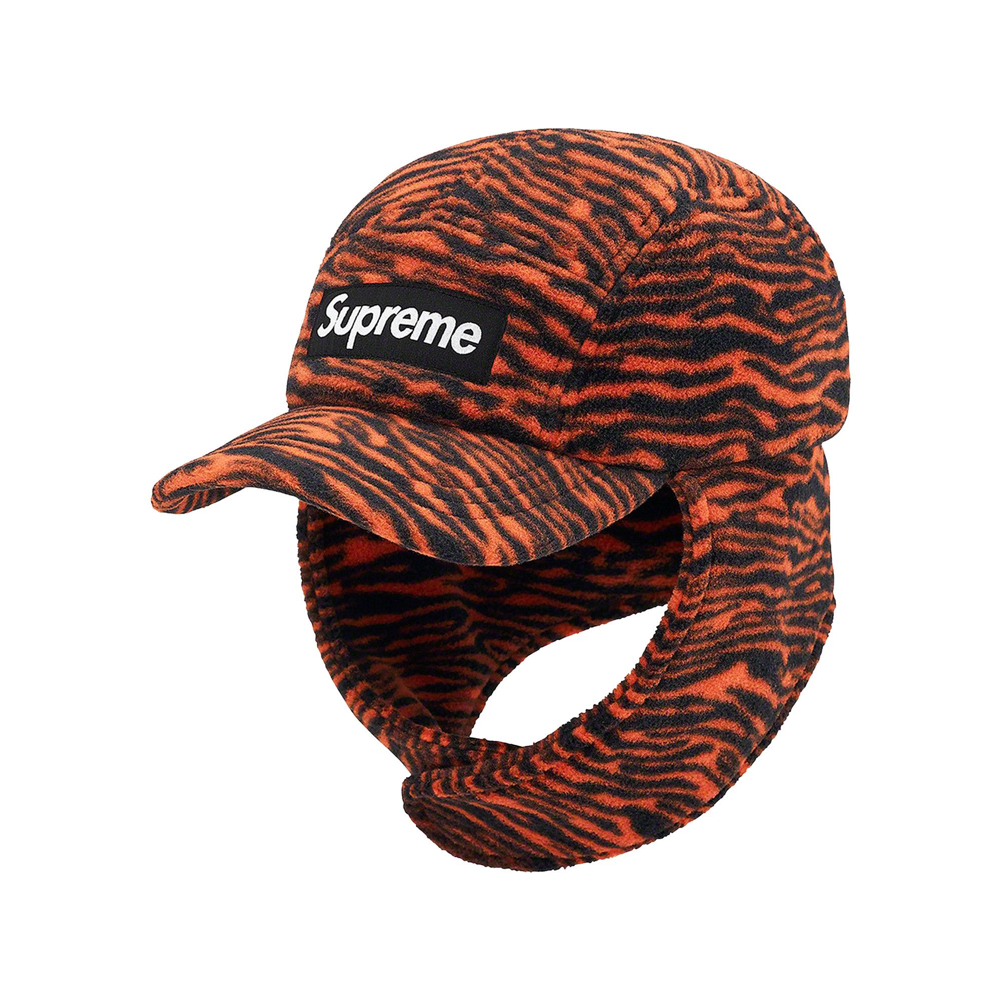 Buy Supreme Polartec Earflap Camp Cap 'Tiger' - FW21H5 TIGER | GOAT