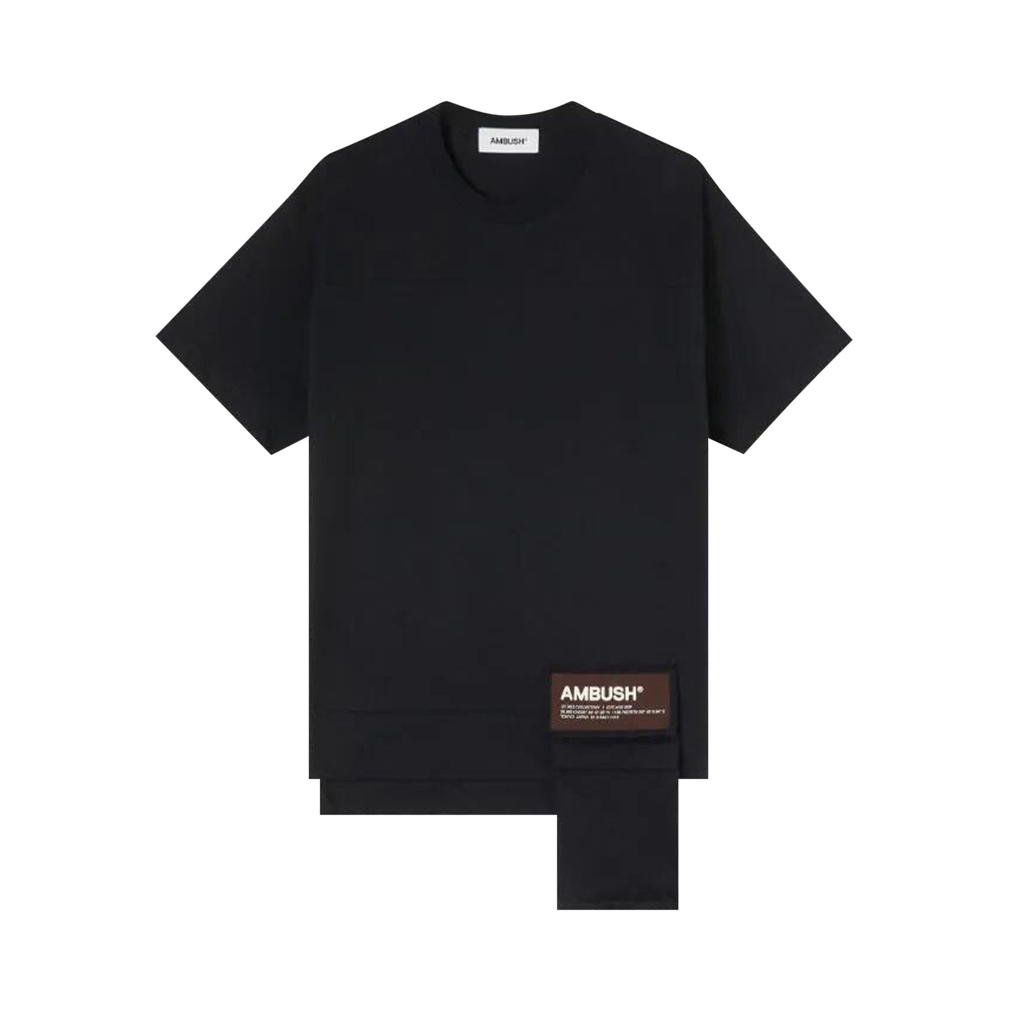 Tシャツ・カットソー AMBUSH SS22 POCKET T-SHIRT (BMAA004_S22JER0011028) Buy Ambush Waist Pocket T-Shirt 'Black